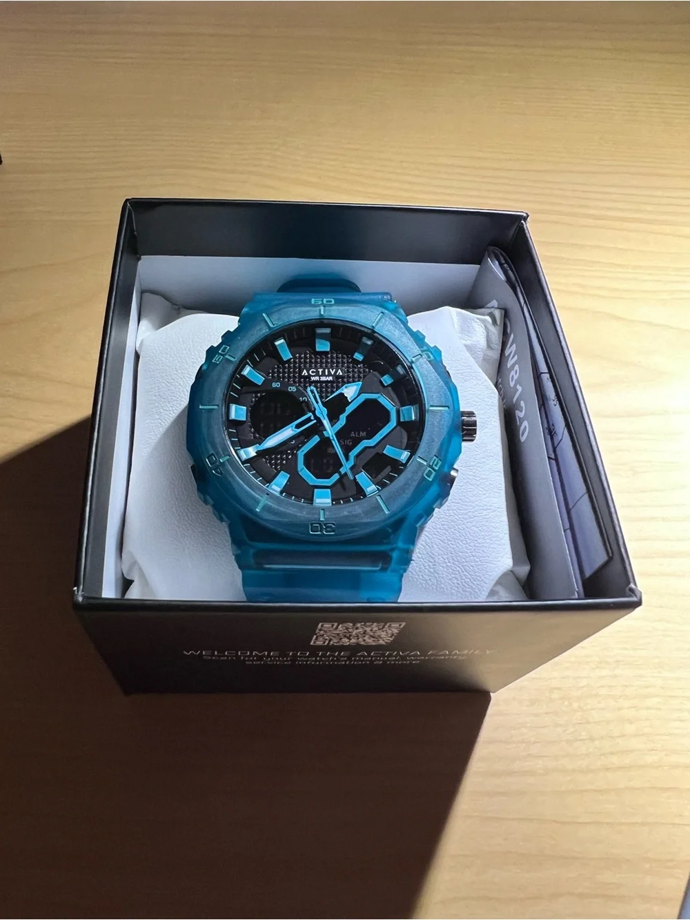 133: Activa ACW8120-004 Aqua Blue Ana-Digi Watch